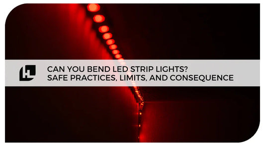 Can You Bend LED Strip Lights? Safe Practices, Limits, and Consequences | BaoGlow