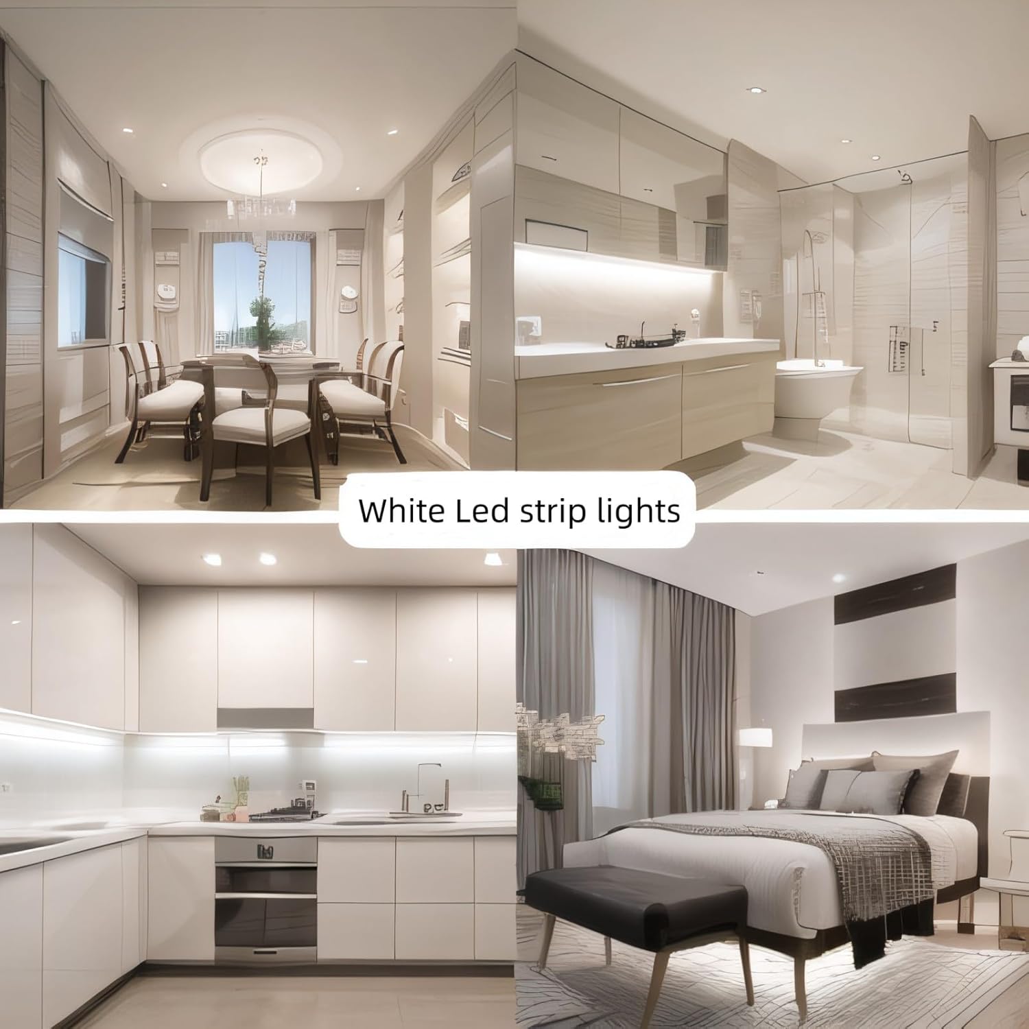 Smart-2835-168D-Double color light strip