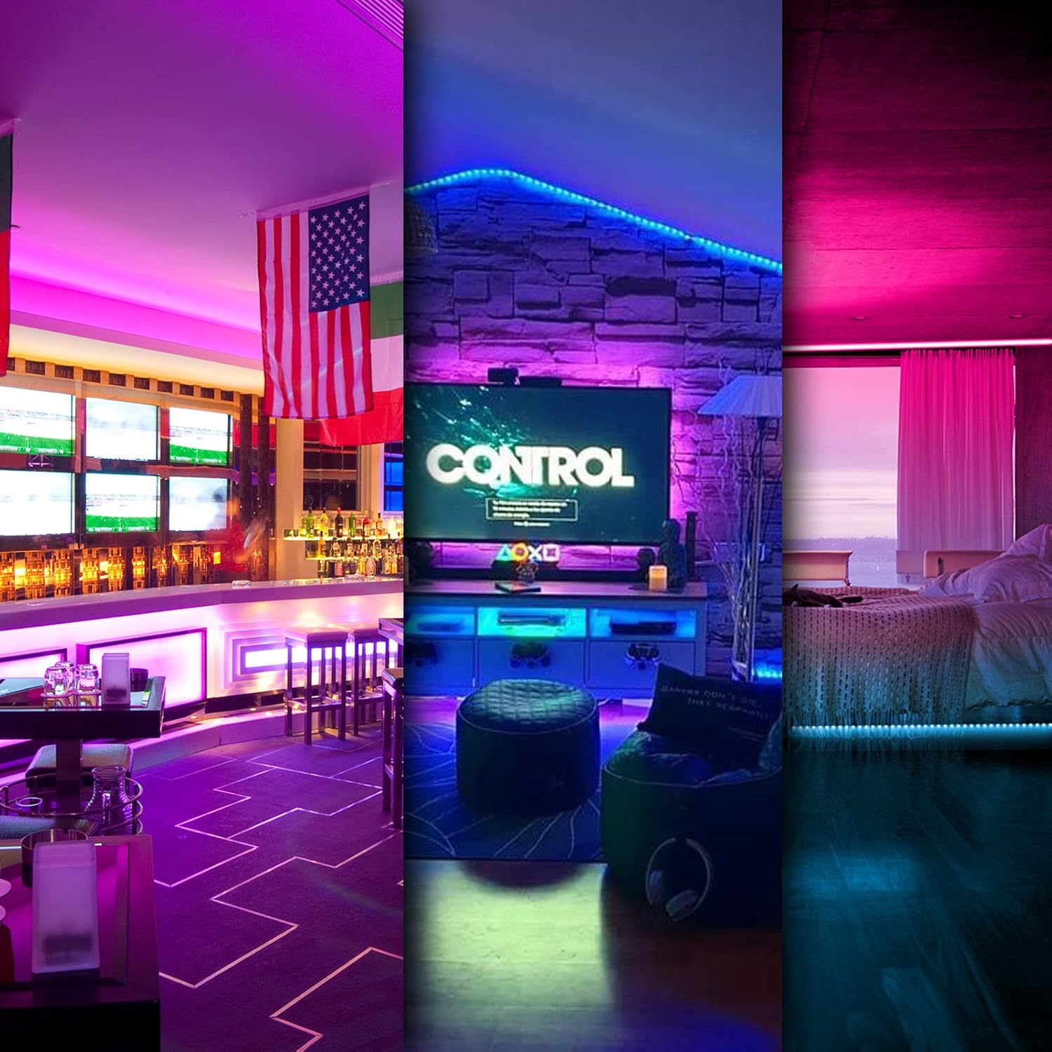 Smart-RGB-5050-60D-Seven colored LED strip