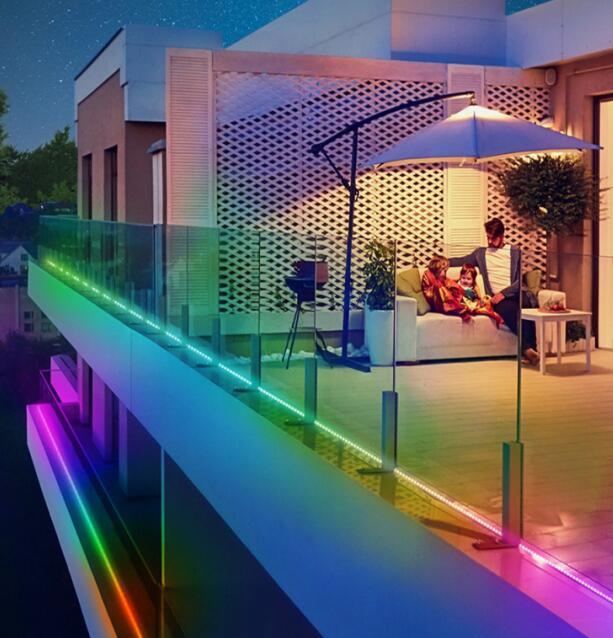 Smart-RGB-5050-60D-IP67-4 waterproof smart magic light strip